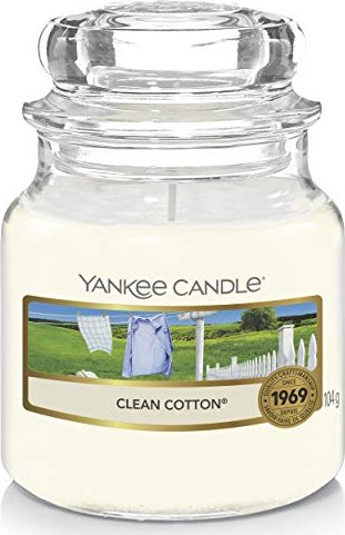 Yankee Candle Clean Cotton Duftkerze, 104g
