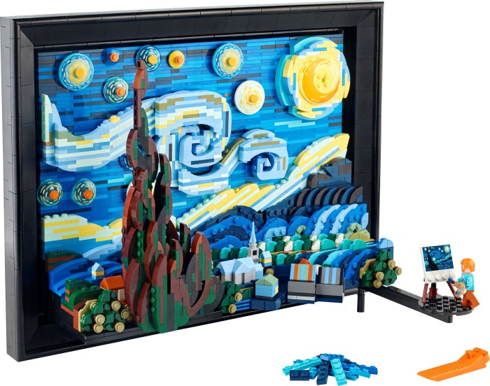 LEGO Ideas - Vincent van Gogh - Sternennacht