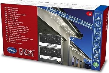 Konstsmide LED Dachrinnen-Lichterkette 200x bernstein ab € 63,74 (2023) |  Preisvergleich Geizhals Österreich