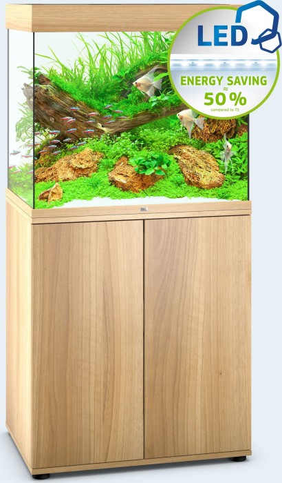Juwel Lido 200 LED Aquarium-Set mit Unterschrank, helles Holz/helles Holz, 200l