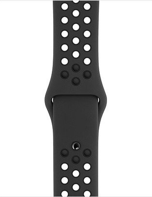 Apple Nike Sportarmband S/M und M/L für Apple Watch 40mm anthrazit/schwarz