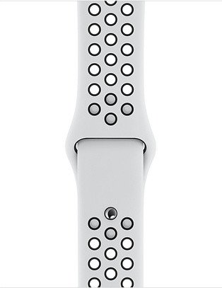 Apple Nike Sportarmband S/M und M/L für Apple Watch 40mm Platinum/schwarz