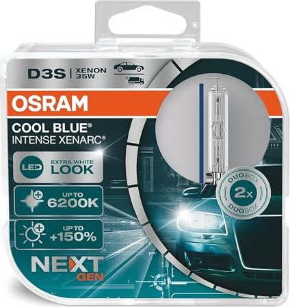 Osram Cool Blue Intense (Next Gen) D3S 35W, 2er-Pack Box