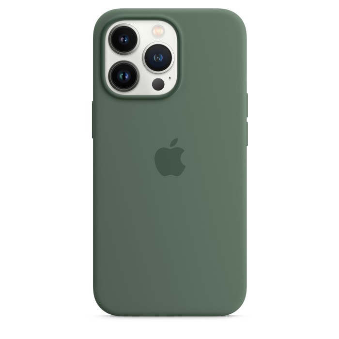 Apple Silikon Case mit MagSafe für iPhone 13 Pro Eukalyptus