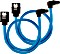 Corsair Premium Sleeved SATA 6Gb/s Kabel blau 0.3m, gewinkelt Vorschaubild