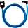 Corsair Premium Sleeved SATA 6Gb/s Kabel blau 0.6m, gewinkelt (CC-8900285)