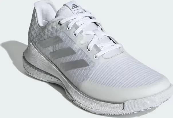 adidas Women's Crazyflight 'White Silver Metallic' Sneakers
