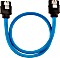 Corsair Premium Sleeved SATA 6Gb/s przewód niebieski 0.3m (CC-8900251)