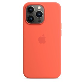 Apple Silikon Case mit MagSafe für iPhone 13 Pro Nektarine