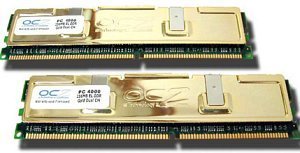 OCZ Dual Channel złoto DIMM Kit 1GB, DDR-500, CL2.5-4-4-7