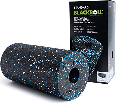 Blackroll Standard Faszienrolle schwarz/blau/weiß