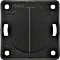 Berker Integro flow serial switch common Eingangsklemme, black shiny (936552510)