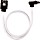 Corsair Premium Sleeved SATA 6Gb/s Kabel weiß 0.3m, gewinkelt (CC-8900279)