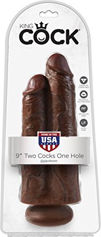 Pipedream King Cock 9" Two Cocks One Hole PD5551