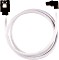 Corsair Premium Sleeved SATA 6Gb/s przewód biały 0.6m, łamany (CC-8900283)