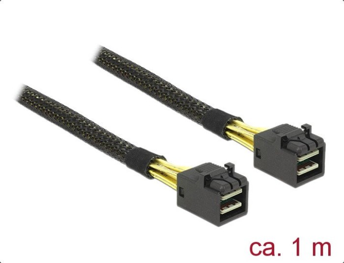 DeLOCK mini SAS x4 [SFF-8643] Kabel, 1m
