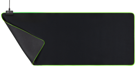 Deltaco extra Wide RGB Gaming Mousepad, 900x360mm, czarny