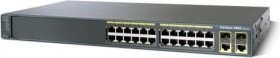 Cisco Catalyst 2960 LAN Base Rackmount Managed Switch, 24x RJ-45, 2x RJ-45/SFP