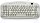 GETT KL20241 Leworęczny klawiatura biały, USB, DE (TKL-103-LH-KGEH-WHITE-USB-DE)