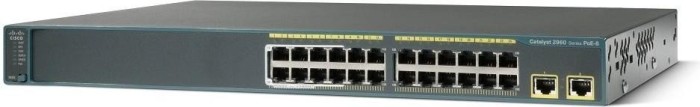 Cisco Catalyst 2960 LAN Base Rackmount Managed Switch, 26x RJ-45, PoE