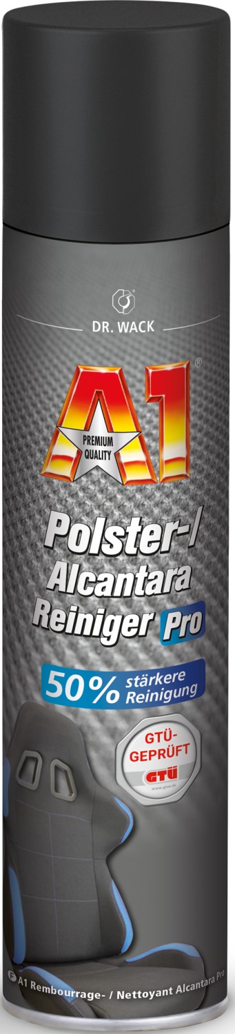 2x Dr. Wack A1 Polster-/Alcantara Reiniger Pro Stoff- & Polsterreiniger  400ml