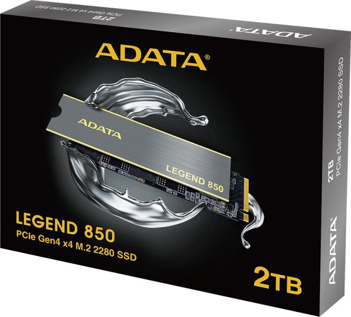 ADATA LEGEND 850 2TB, M.2 2280 / M-Key / PCIe 4.0 x4, chłodnica