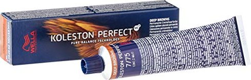 Wella Koleston Perfect Me+ Deep Browns Haarfarbe 7/75 mittelblond braun-mahagoni, 60ml