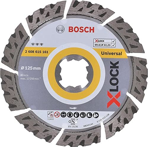 Bosch Professional X-LOCK Best for Universal Diamanttrennscheibe 125x2.4mm, 1er-Pack