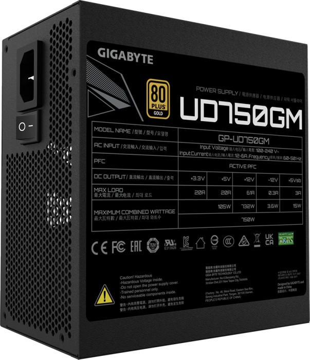 GIGABYTE UD750GM 750W ATX 2.31