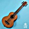 Mahalo Electric Acoustic Bass Ukulele Transparent Brown (MB1TBR)