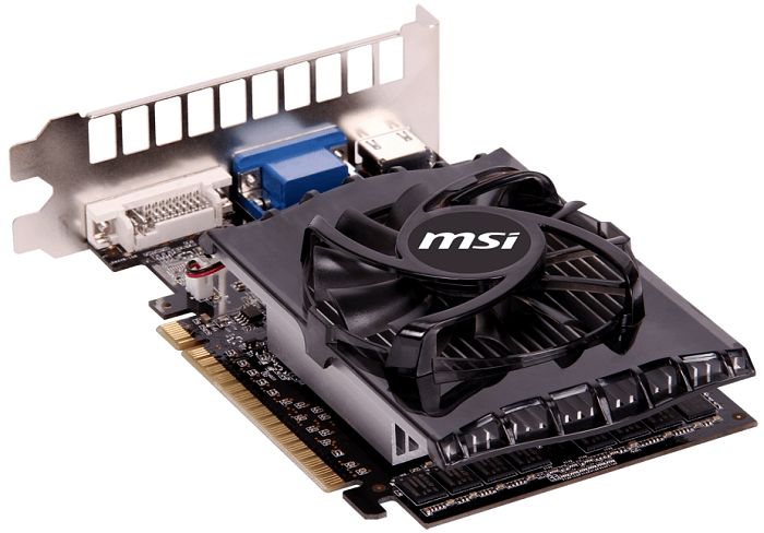 MSI GeForce GT 630, N630GT-MD1GD3, 1GB DDR3, VGA, DVI, HDMI