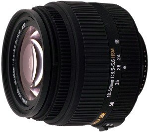 Sigma AF 18-50mm 3.5-5.6 DC Asp HSM do Nikon F czarny