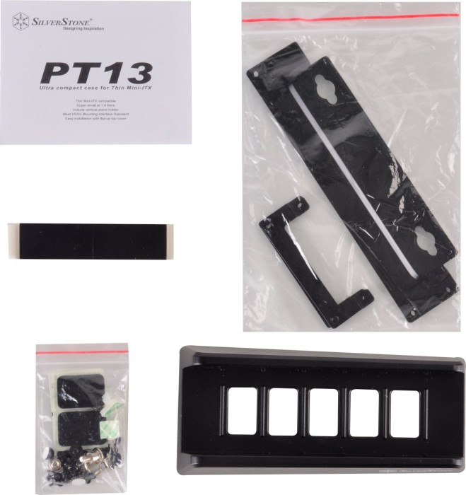 SilverStone Petit PT13, schwarz, Mini-ITX