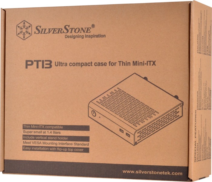SilverStone Petit PT13, schwarz, Mini-ITX