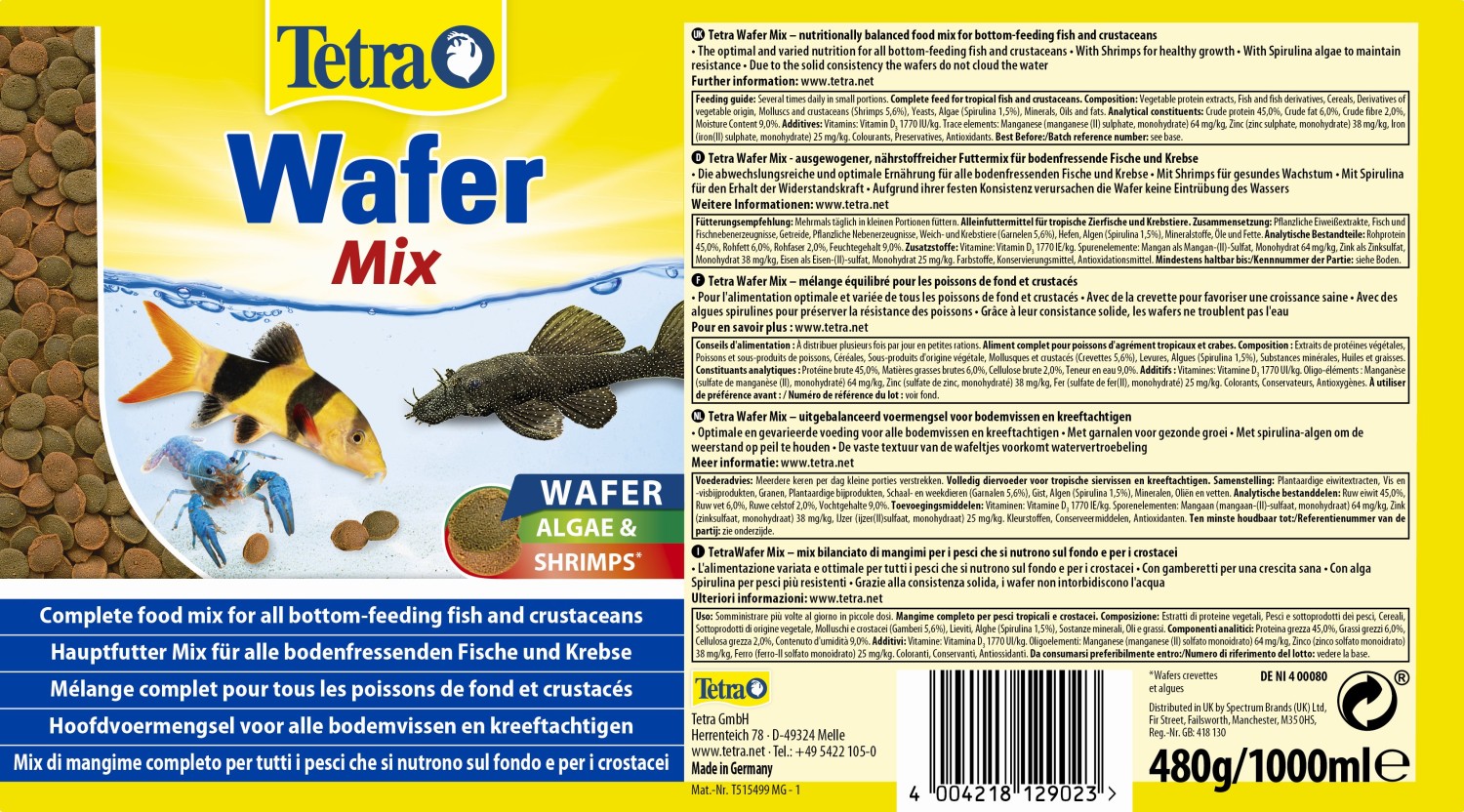 Tetra Wafer mix 1000 ml - 480g