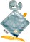 Nattou Jules & Sally mini Comforter Doudou Whale Sally (950091)