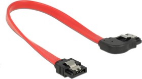 DeLOCK SATA 6Gb/s Kabel rot 0.2m, rechts gewinkelt