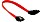 DeLOCK SATA 6Gb/s Kabel rot 0.2m, rechts gewinkelt (83967)