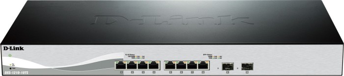 D-Link DXS-1210 Rack 10G Smart switch, 8x RJ-45, 2x SFP+