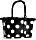 Reisenthel Carrybag XS dots white (BN7072)