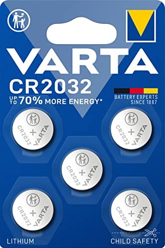 im Blister Varta Knopfzelle CR2032 6032 Batterien neuester Produktion aus 2021 