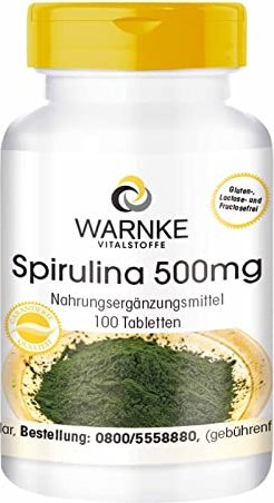 Warnke Spirulina 500mg tabletki, 100 sztuk