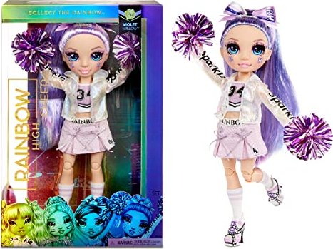 MGA Entertainment Rainbow High Cheer Fashion Doll - Violette Weide
