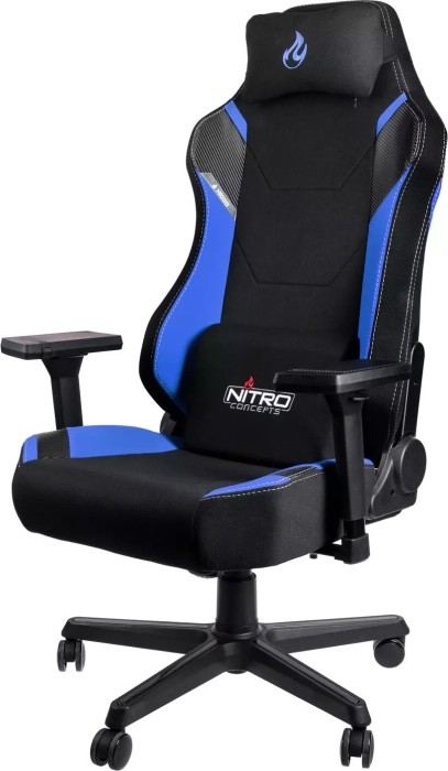 Nitro Concepts X1000 Gamingstuhl, schwarz/blau