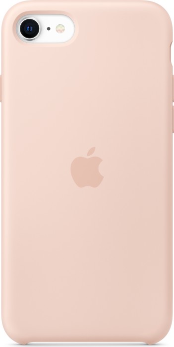 Apple Silikon Case für iPhone SE (2020) sandrosa