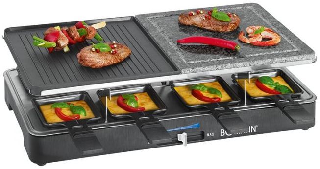 Bomann RG 2279 CB 2 in 1 – raclette/grill/hot stone
