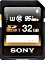 Sony SF-UZ Series R95/W90 SDHC 32GB, UHS-I U3, Class 10 (SF32UZ)