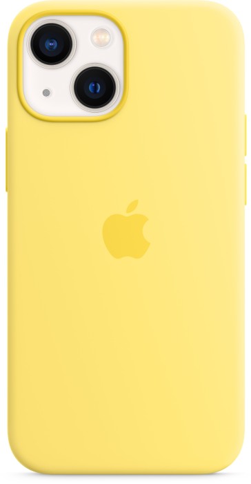 Apple Silikon Case mit MagSafe für iPhone 13 Mini Zitronenschale