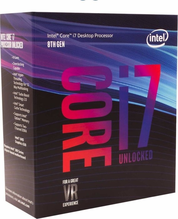 Intel Core i7-8700K, 6C/12T, 3.70-4.70GHz, boxed ohne Kühler