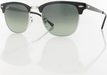 Ray-Ban RB3716 Clubmaster Metal 51mm polished black-silver/grey gradient
